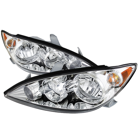 Spec-D Tuning 05-06 Toyota Camry Euro Headlights Chrome Housing 2LH-CAM05-RS